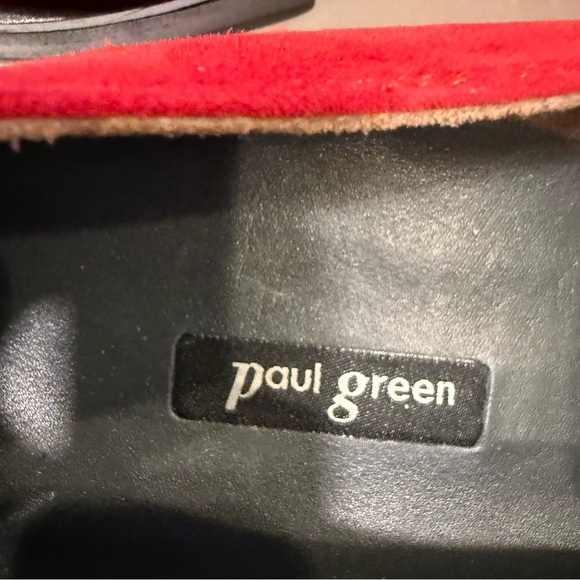 Paul Green Wexler Women’s Red Suede Toe Bit Buckle Loafer Sz 8.5 NEW - Picture 6 of 10